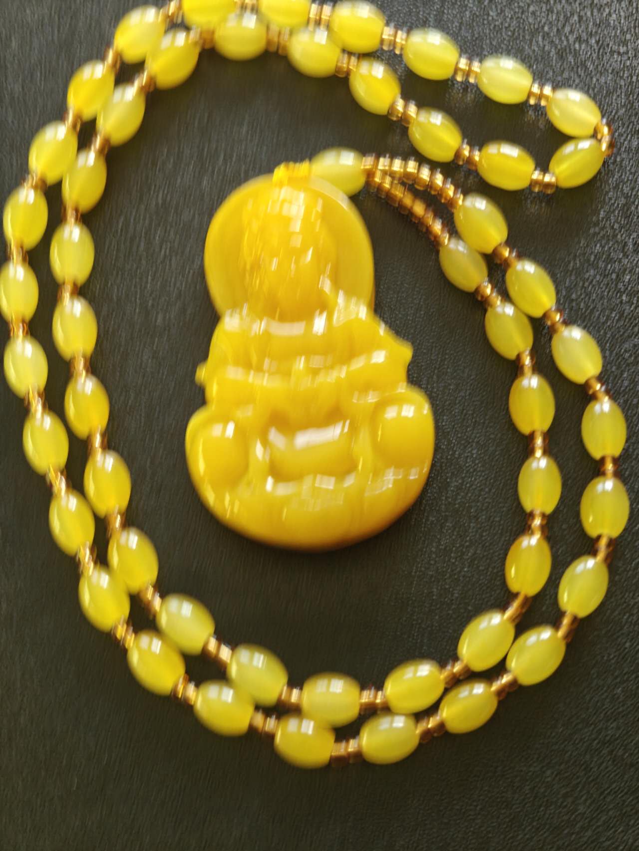 Jade Buddha Pendant