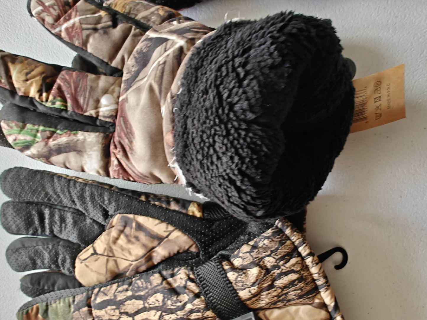 Work Gloves (Woodland Camo)